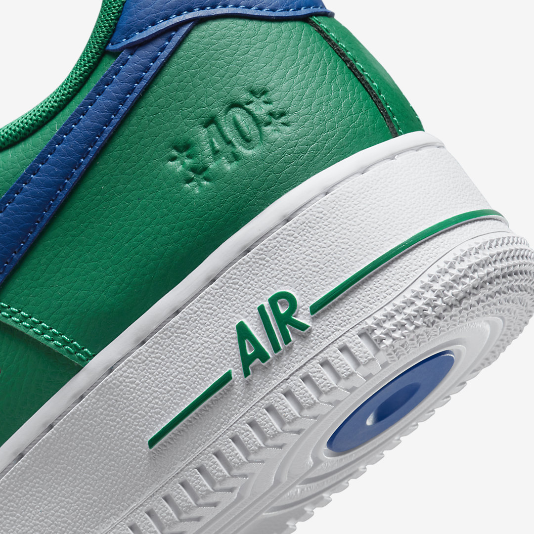 Nike Air Force 1 Low 40th Anniversary Malachite Green Blue DQ7658