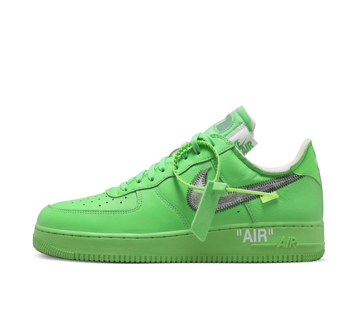Nike Air Force 1 Low Off white Brooklyn (Light Green Spark) size 6.5