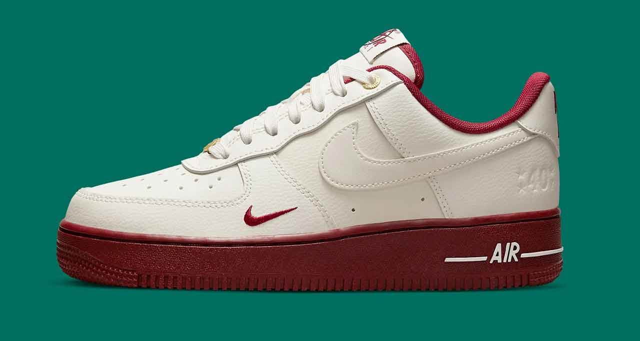 white and maroon air forces
