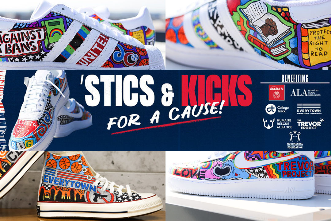 Washington Mystics Unveil 'Stics & Kicks for a Cause 