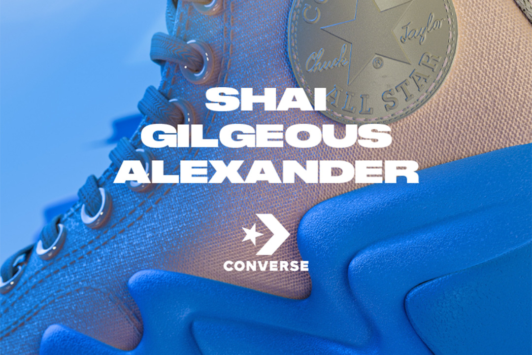 Shai Gilgeous Alexander X Run Star Motion Platform High 'Chase The Drip' -  Converse - A03879C - bio beige/khaki/italy blue