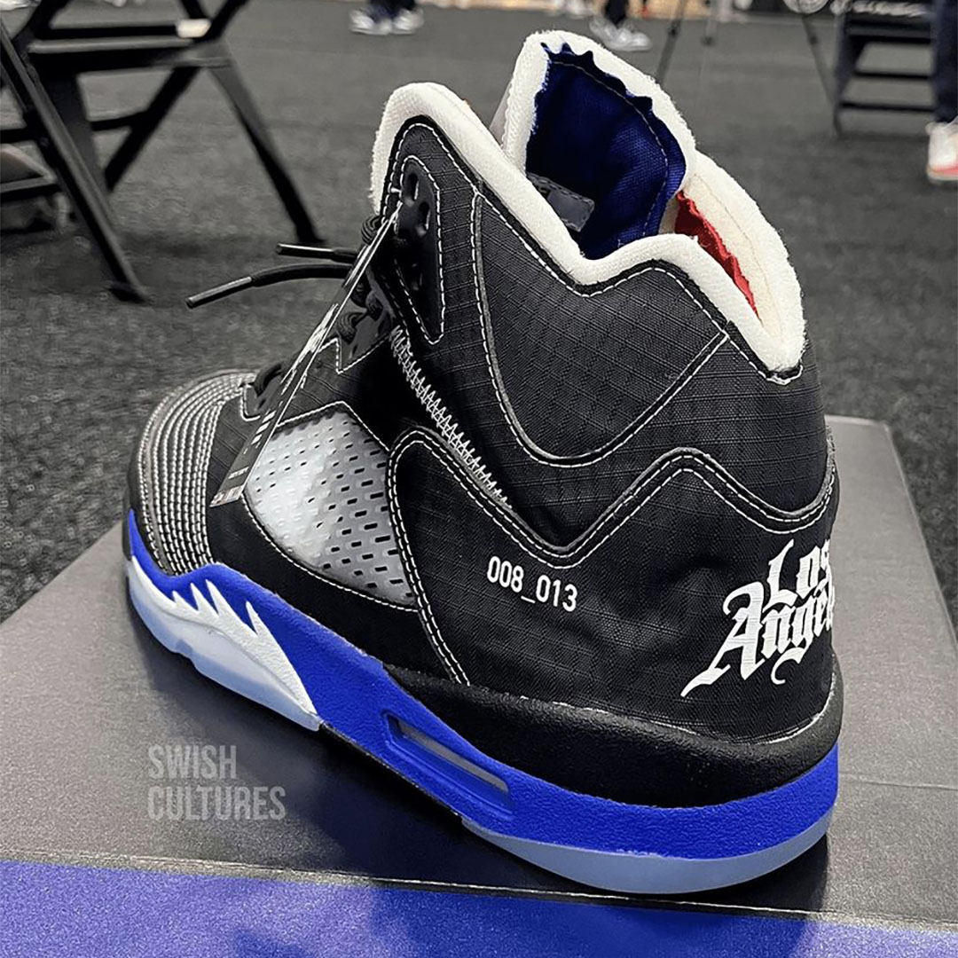 CHPTR-3 Creates a Custom Air Jordan 5 to Commemorate the Clippers Statement  Edition Jersey