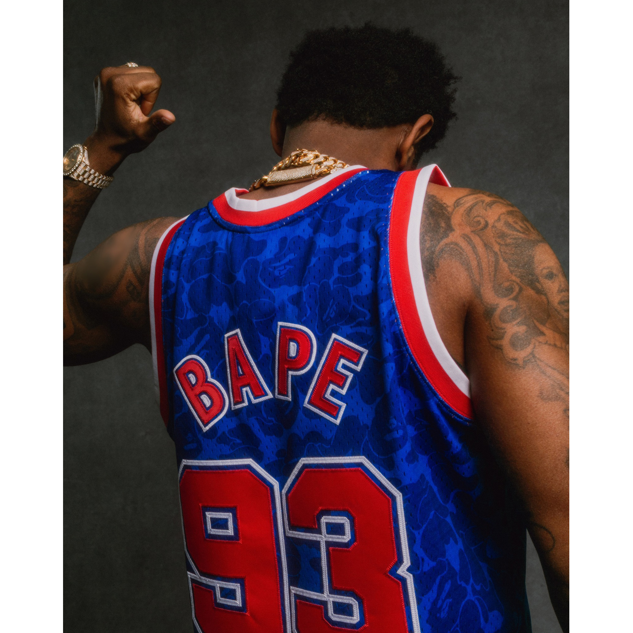 Bape Bape x Mitchell & Ness Lakers T-Shirt