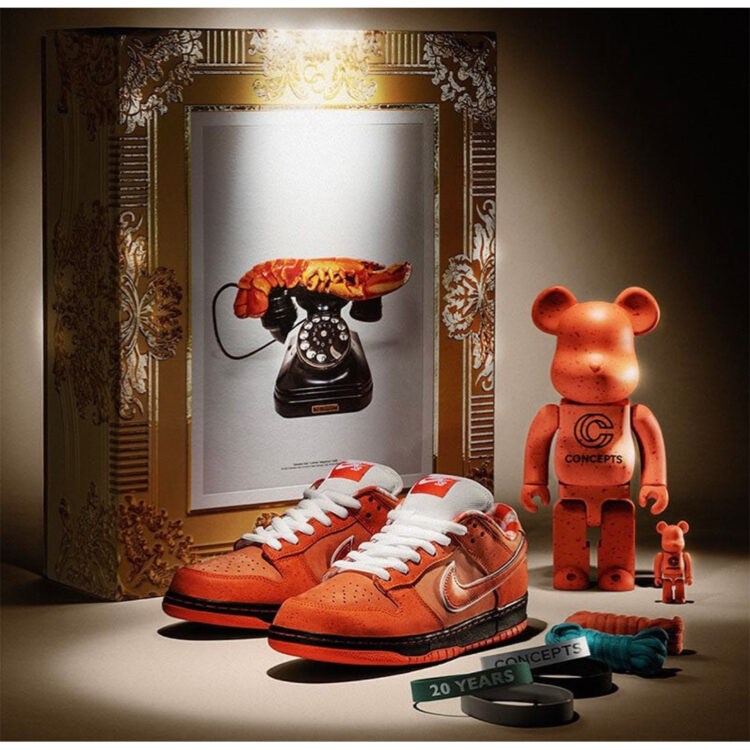 Concepts X Dunk Low SB 'Orange Lobster' - Nike - FD8776 800