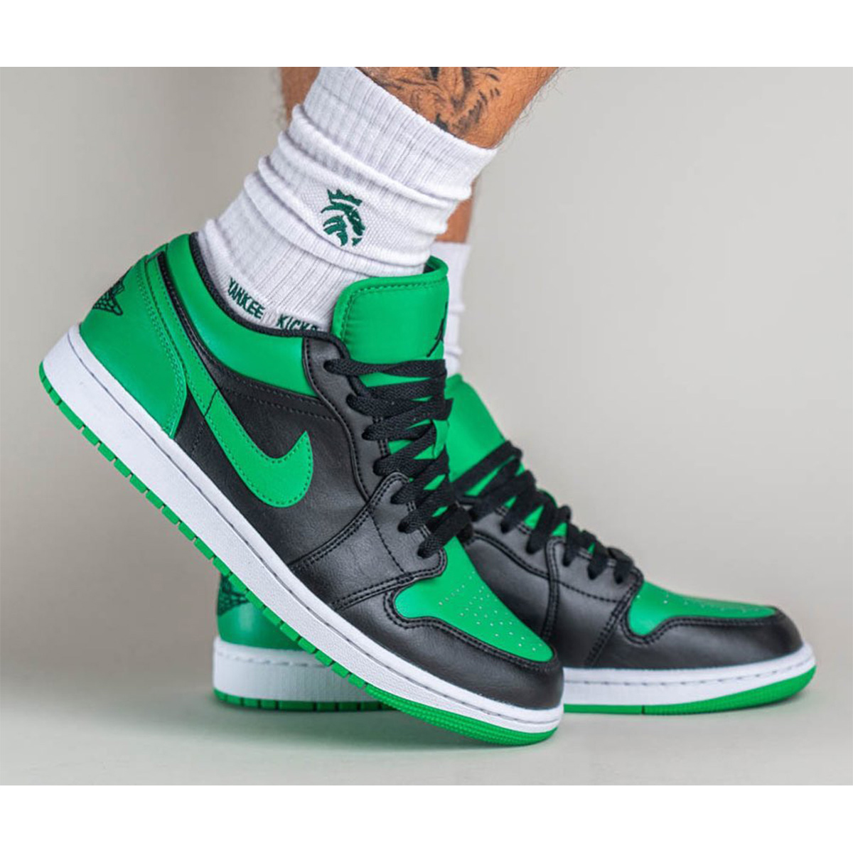 Air Jordan 1 Low “Lucky Green” 553558065 Nice Kicks