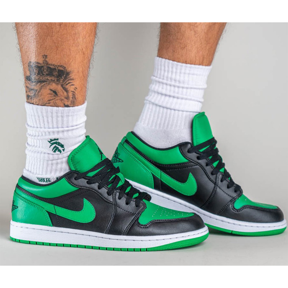 Air Jordan 1 Low “Lucky Green” 553558065 Nice Kicks