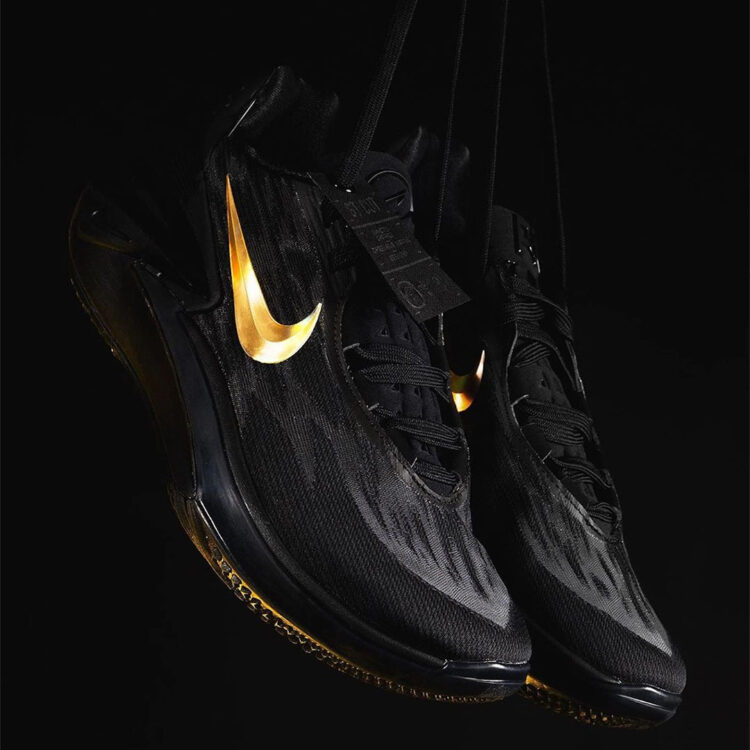 UO x Nike Black/Gold PEs for Phil Knight Invitational | Nice Kicks