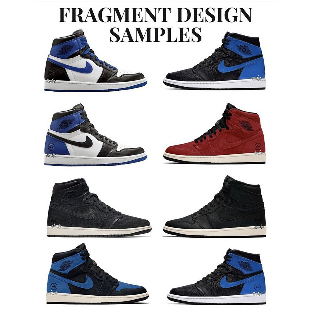 Fragment x Air Jordan 1 Samples | Nice Kicks