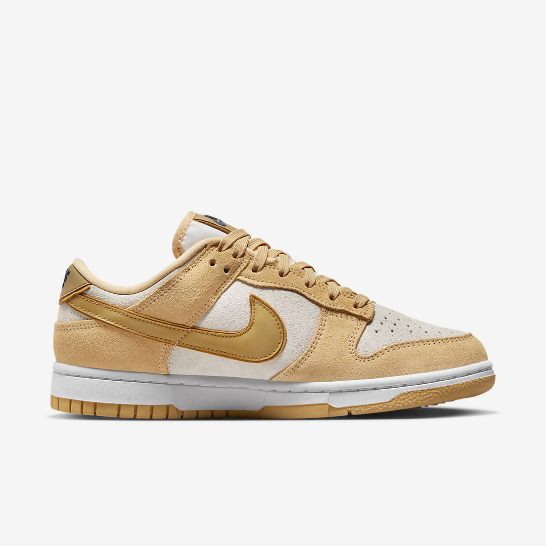 Nike Dunk Low Wmns Gold Suede Dv Nice Kicks