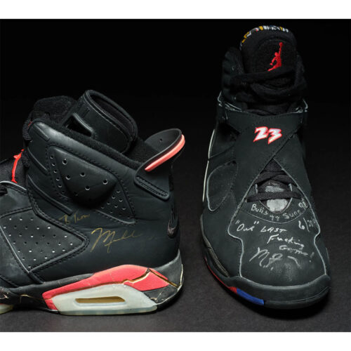 Sothebys The Dynasty Collection Showcases Michael Jordans Six Championship Sneakers Nice Kicks