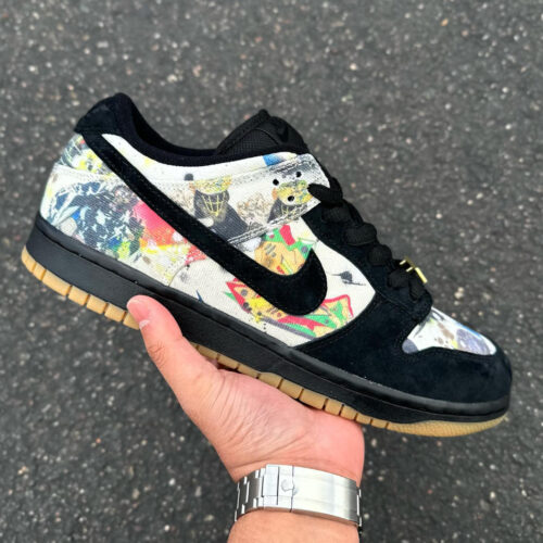 Supreme x RAMM:ELL:ZEE x Nike SB Dunk Low FD8778-001 | Nice Kicks