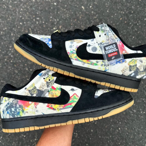 Supreme x RAMM:ELL:ZEE x Nike SB Dunk Low FD8778-001 | Nice Kicks