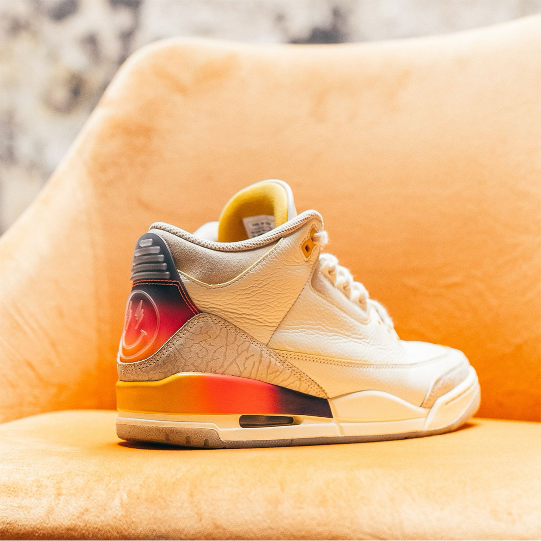 J Balvin x Air Jordan 3 "Medellín Sunset" FN0344901 Nice Kicks