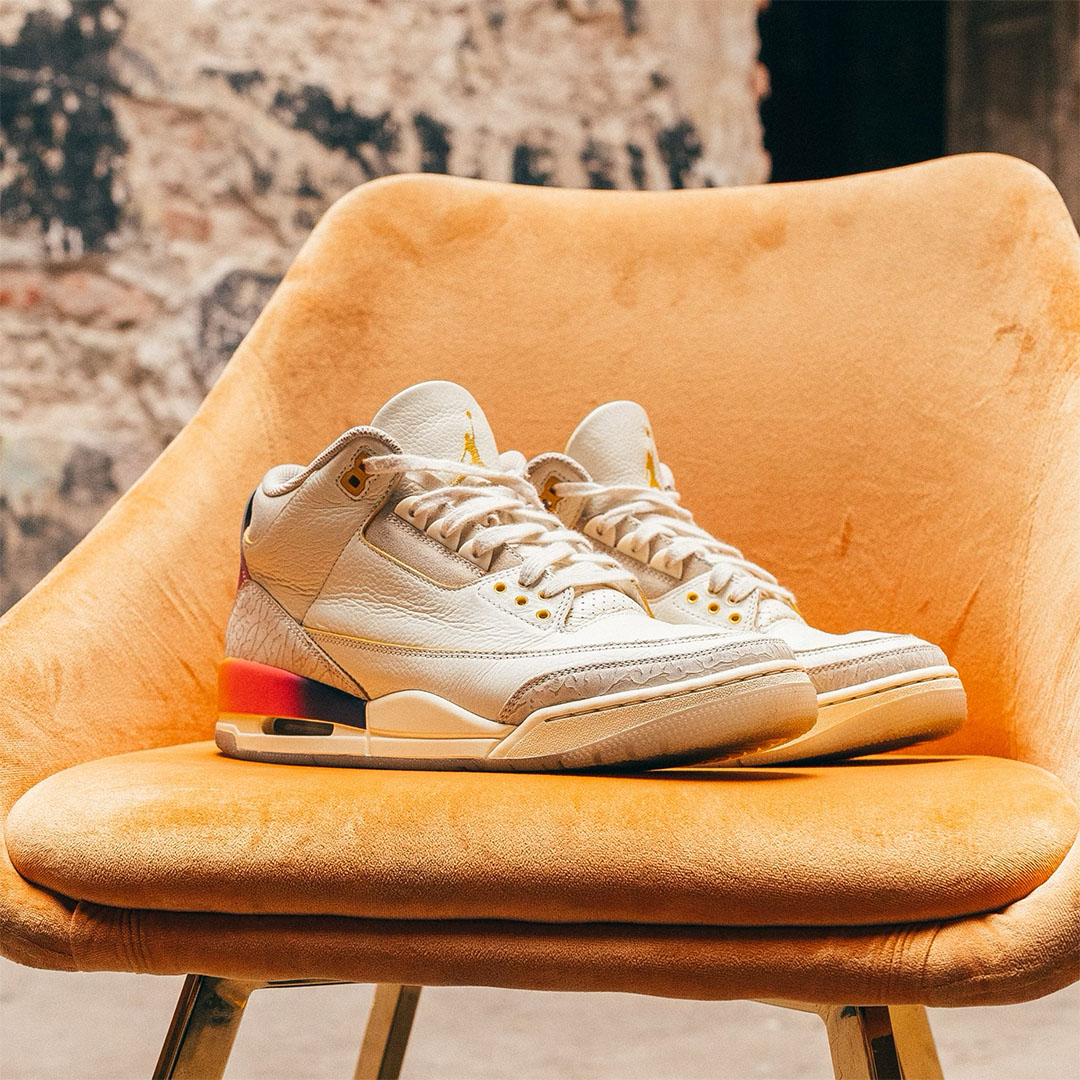 J Balvin X Air Jordan 3 Medellín Sunset Fn0344 901 Nice Kicks