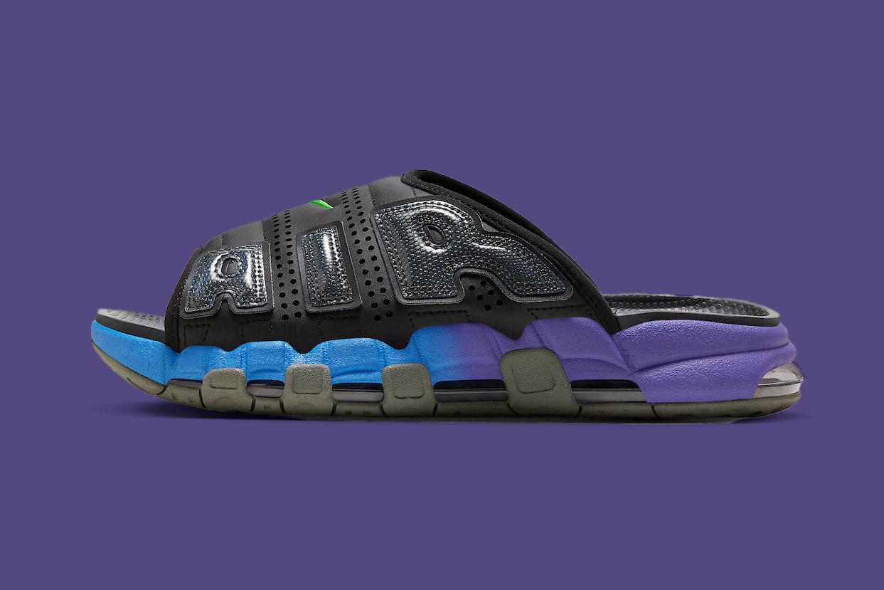 Nike Logo x Louis Vuitton Blue Background Summer Slide Sandals