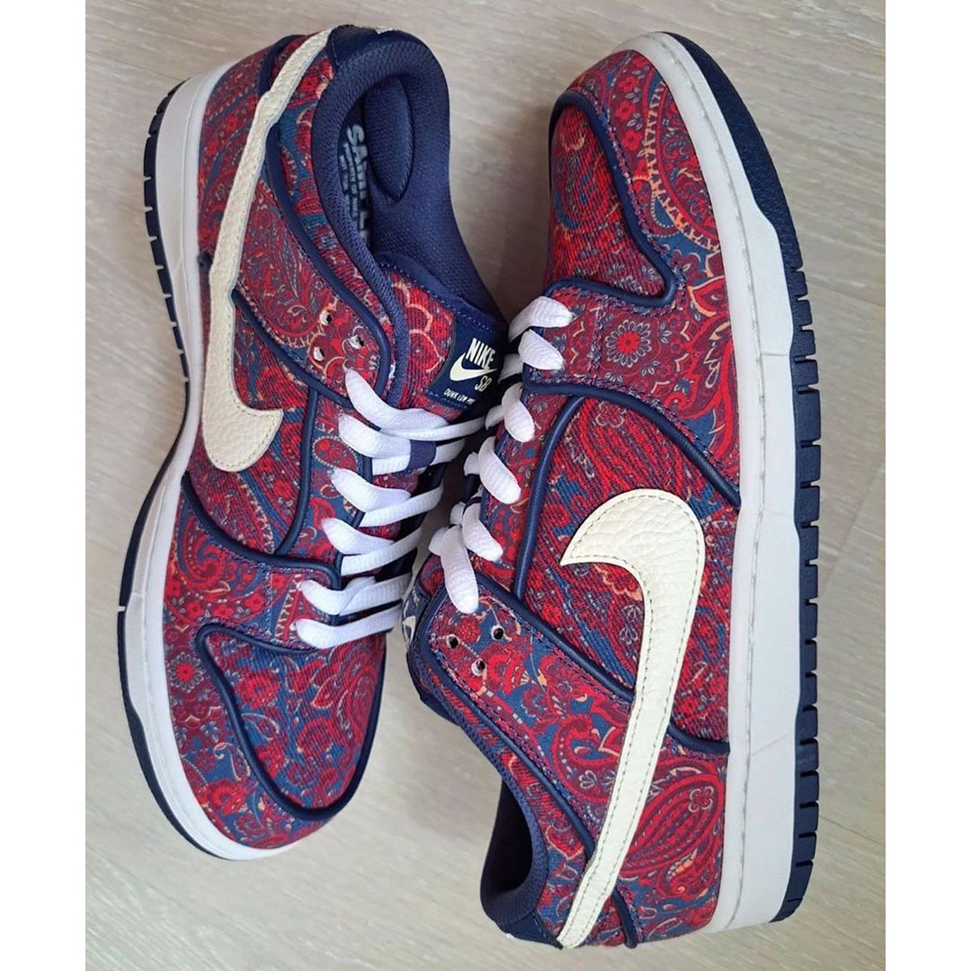 Nike SB Dunk Low Paisley Sample Nice Kicks