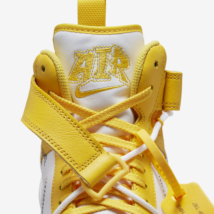 Air Force 1 Mid x Off-White™️ (White) – Canary Yellow