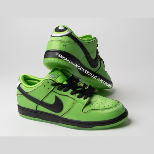 The Powerpuff Girls X Nike SB Dunk Low Buttercup FZ8319 300 Nice Kicks