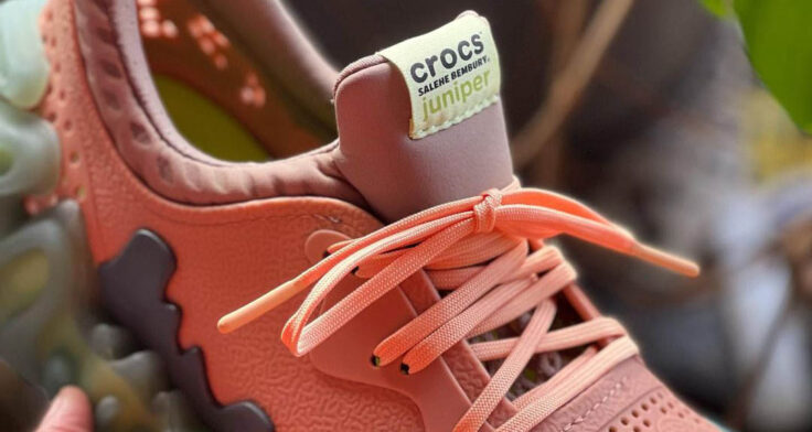 Фіолетові жіночі кросівки crocs Juniper