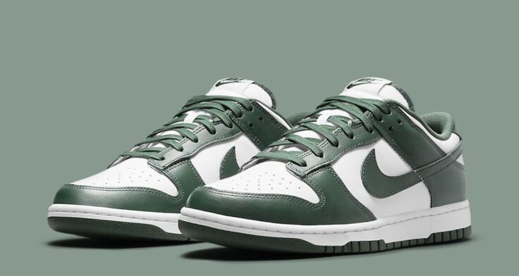 nike authentic Dunk Low "Michigan State" DD1391-101