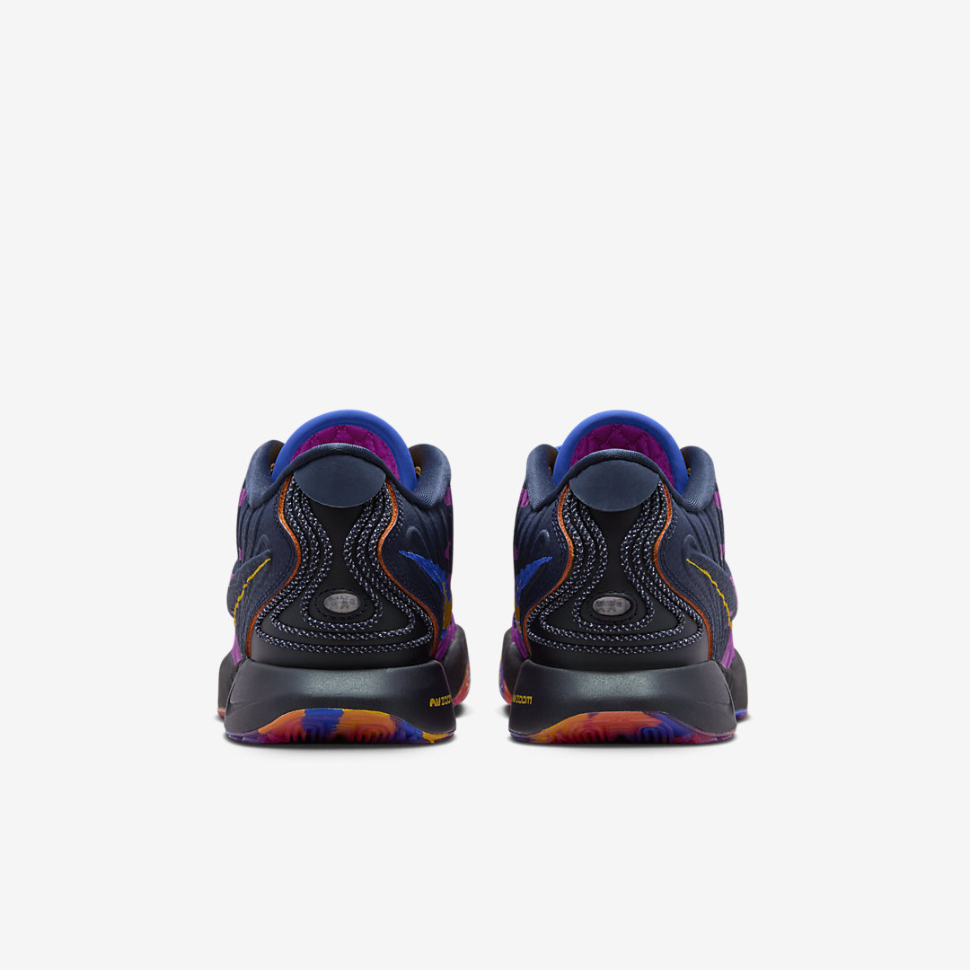 nike and kyrie blue white and purple shoes GS FN5040-500