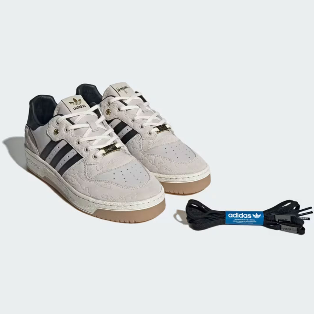 Nadeshot x whiteclear adidas Rivalry Low  IE3416