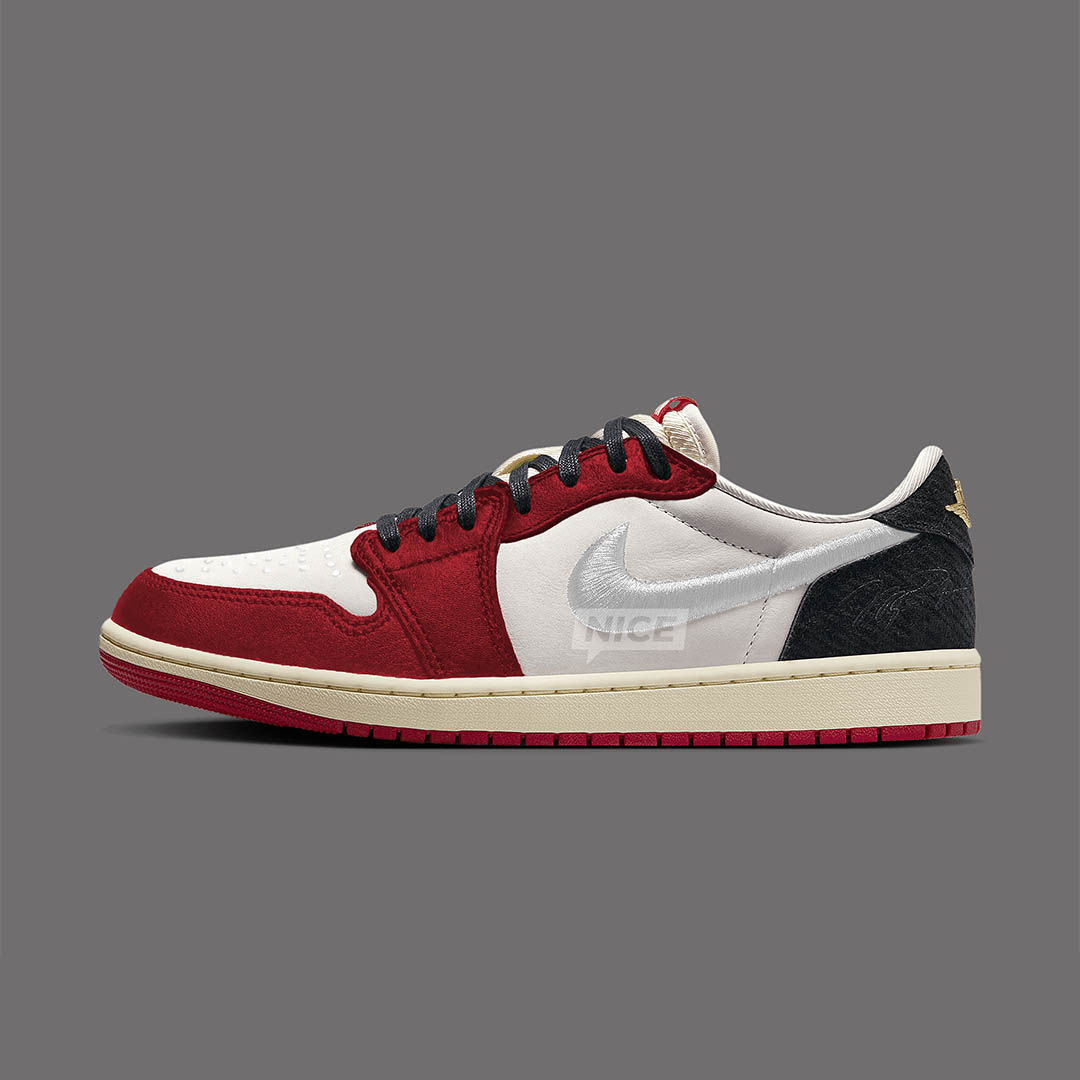 2024.6.25球鞋发售:AJ1白红低帮板鞋 Trophy Room x Air Jordan 1