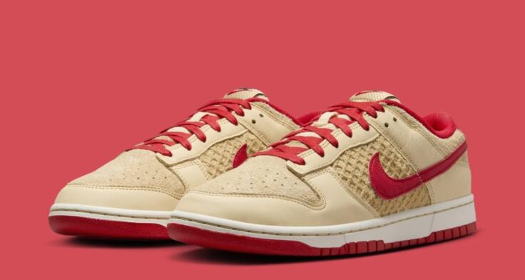 nike with Dunk Low "Strawberry Waffle" HJ9100-294