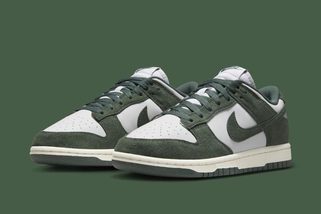 Nike Dunk Low Next Nature Green Suede HJ7673 002 01