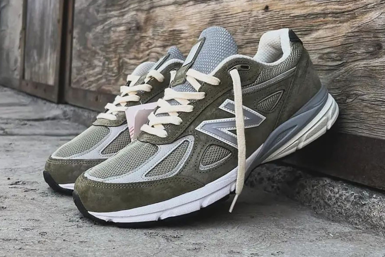 Aime Leon Dore x New Balance 990v4 Olive Nice Kicks