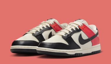 Nike Dunk Low WMNS "Black Toe/Bright Crimson" HQ3423-635