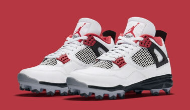 Air Jordan 4 Cleat "Fire Red" HQ0207-106