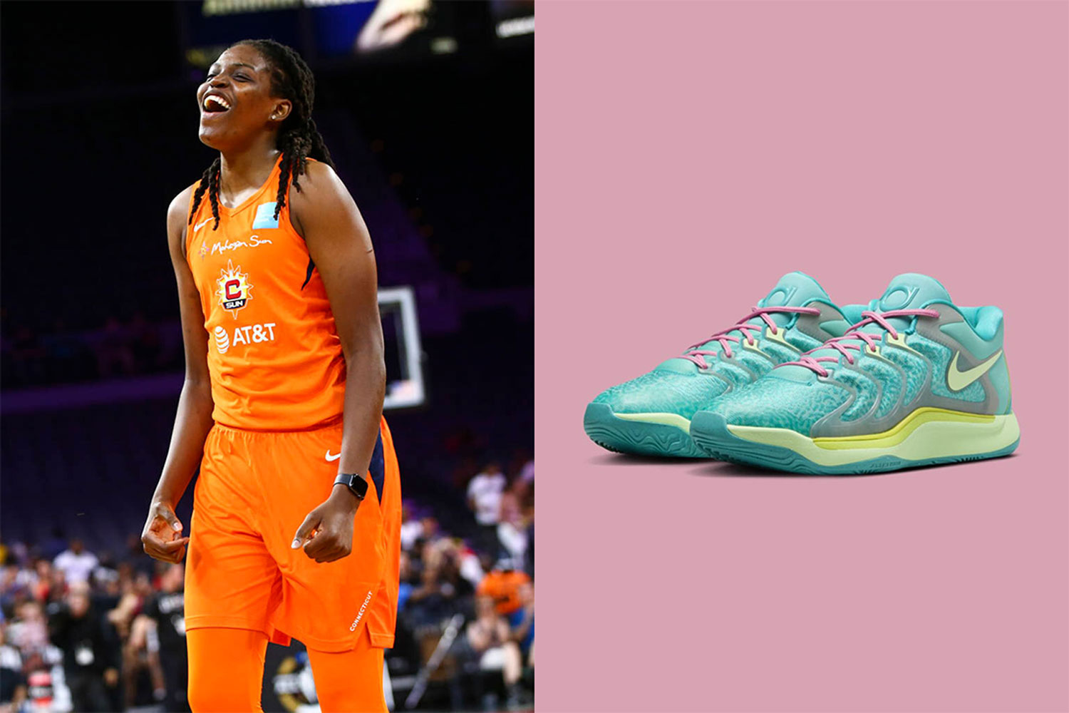 Jonquel Jones x Nike KD 17 WMNS "Dusty Cactus/Vapor Green" HV1945-300