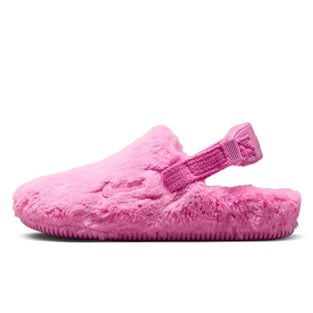 Nike fur slides best sale