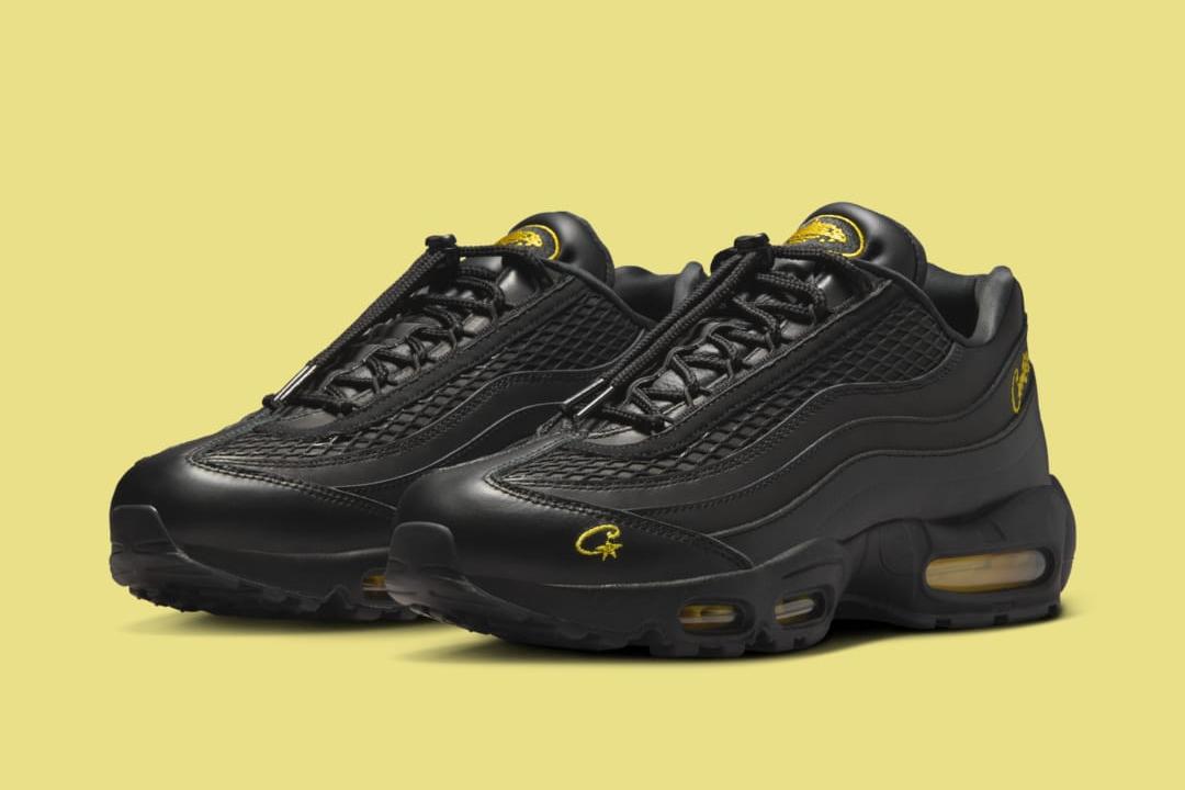 Black and yellow air max 95 on sale