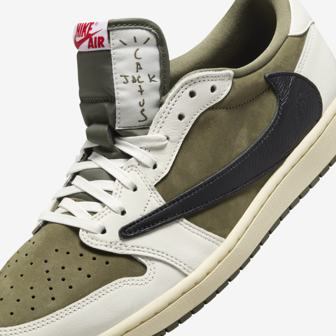 Travis Scott x Air Jordan 1 Low OG "Medium Olive" DM7866-200