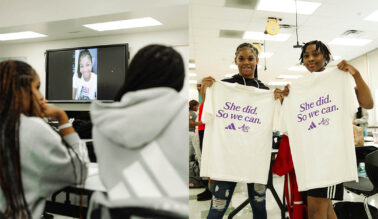 Candace Parker, kacurrela Give Back to Chicago Schools