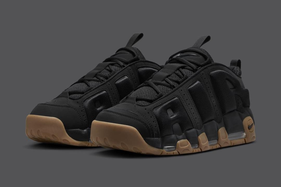 Nike Air More Uptempo Low Black Gum FZ3055 003 Nice Kicks