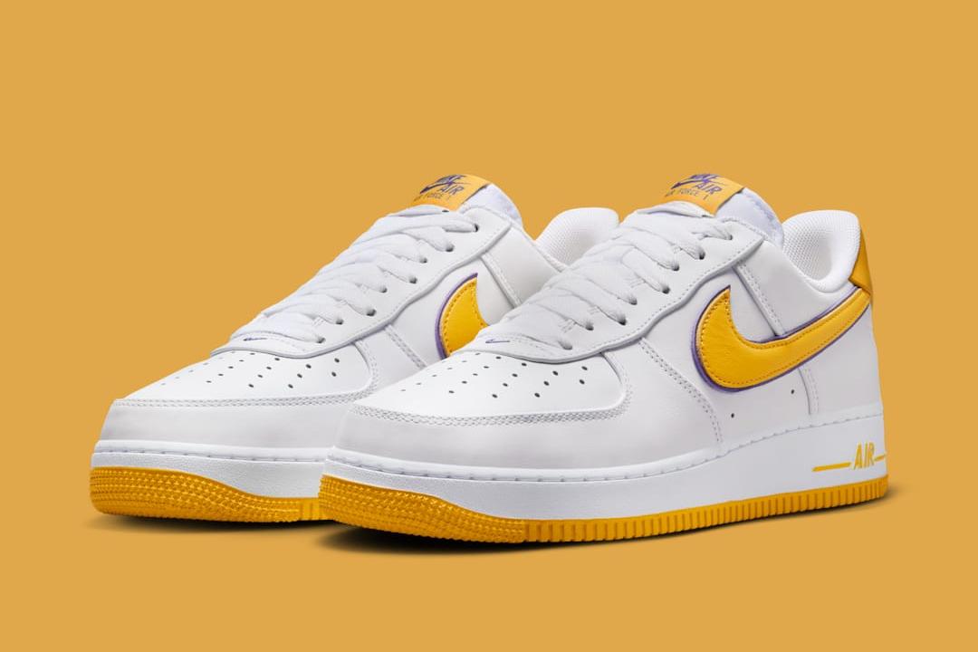 Kobe Bryant x Nike Air Force 1 Low Lakers Home FZ1151 100 Nice Kicks