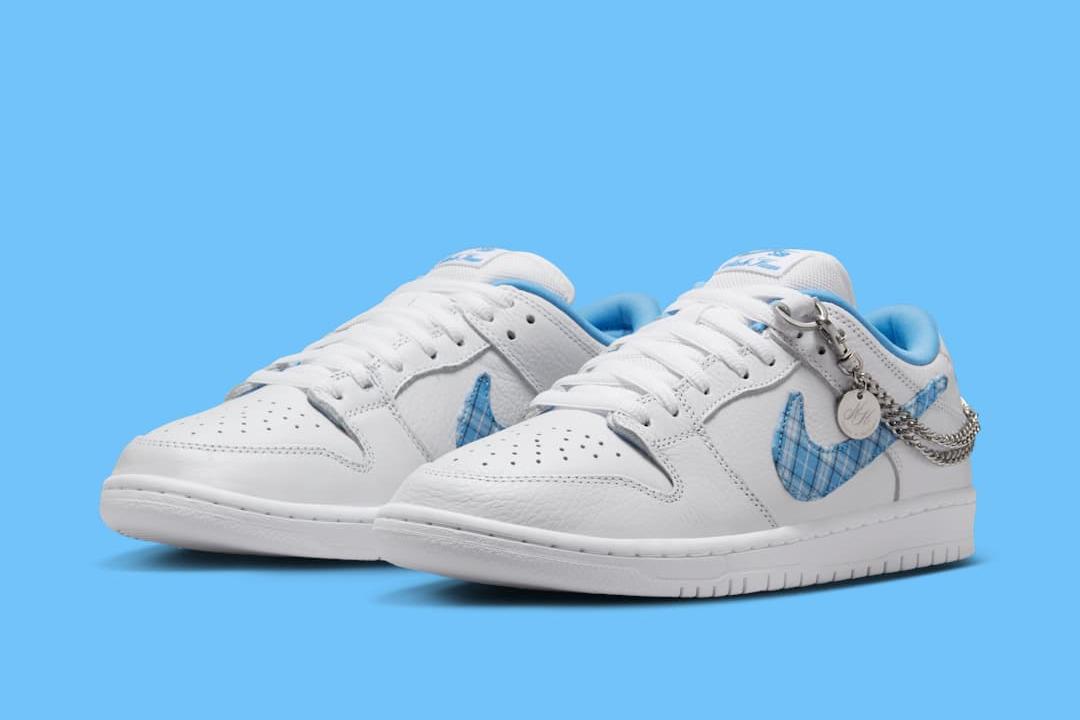 Nicole Hause x Nike SB Dunk Low "White/University Blue" FZ8802-100