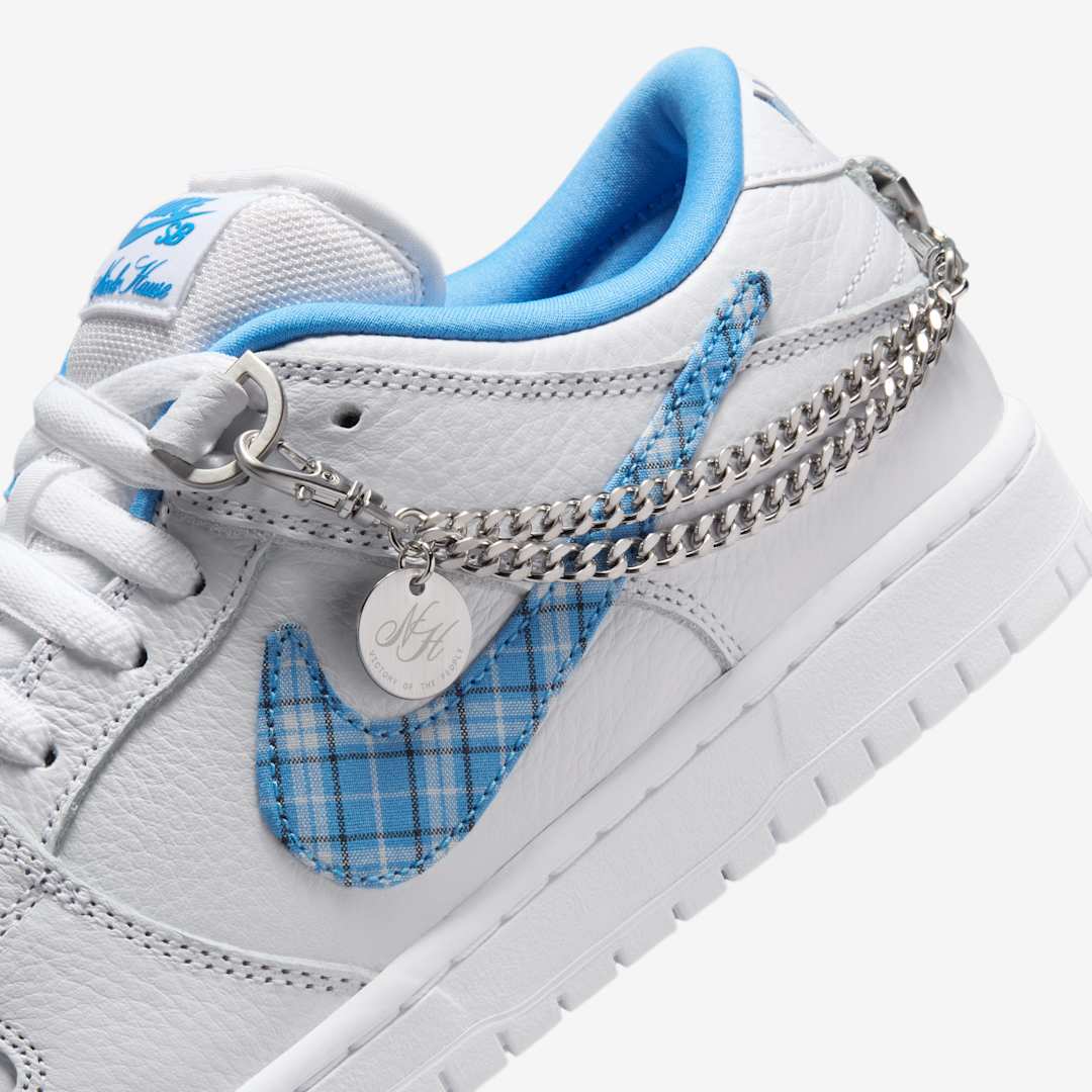 Nicole Hause x Nike SB Dunk Low "White/University Blue" FZ8802-100