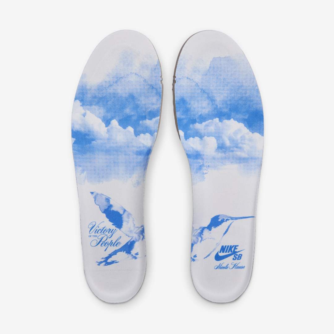 Nicole Hause x Nike SB Dunk Low "White/University Blue" FZ8802-100