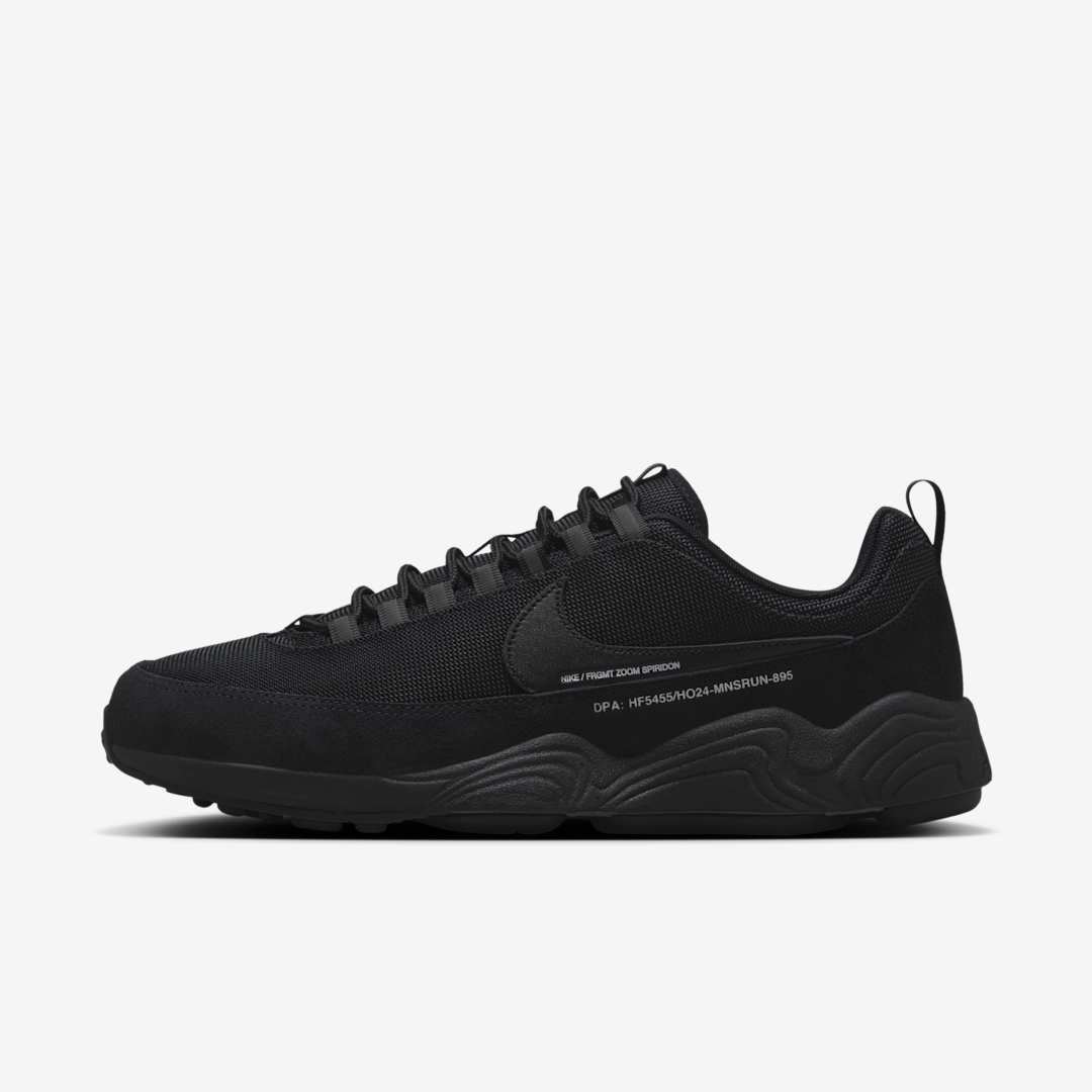 FRGMT x Nike Air Zoom Spiridon "Triple Black" HF5455-001