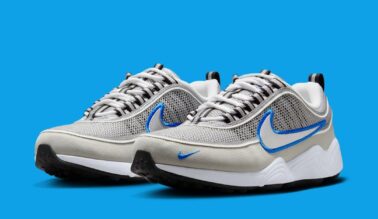 Nike Air Zoom Spiridon "Metallic Silver/Signal Blue" HF9117-003