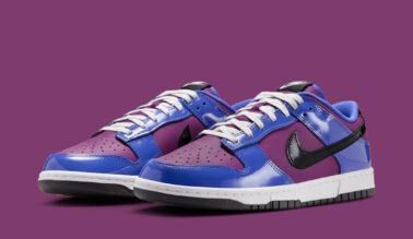 Nike Dunk Low SE Patent Leather "Paramount Blue/Viotech" IB6400-400