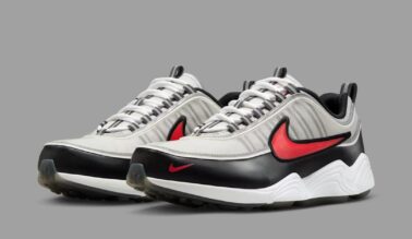 Nike Air Zoom Spiridon "Metallic Silver/Sport Red" II1161-095