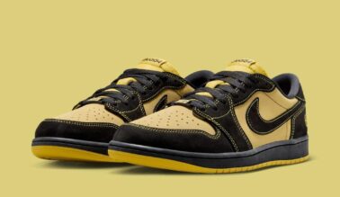 Quai 54 x Air Jordan 1 Retro Low OG "Tour Yellow/Black" IB8836-007